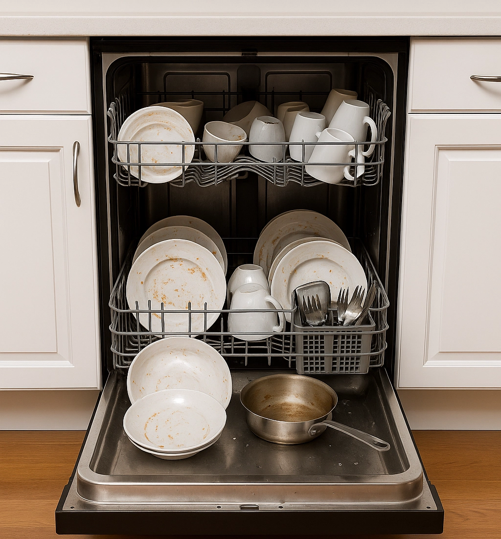 dishwasher not cleaning